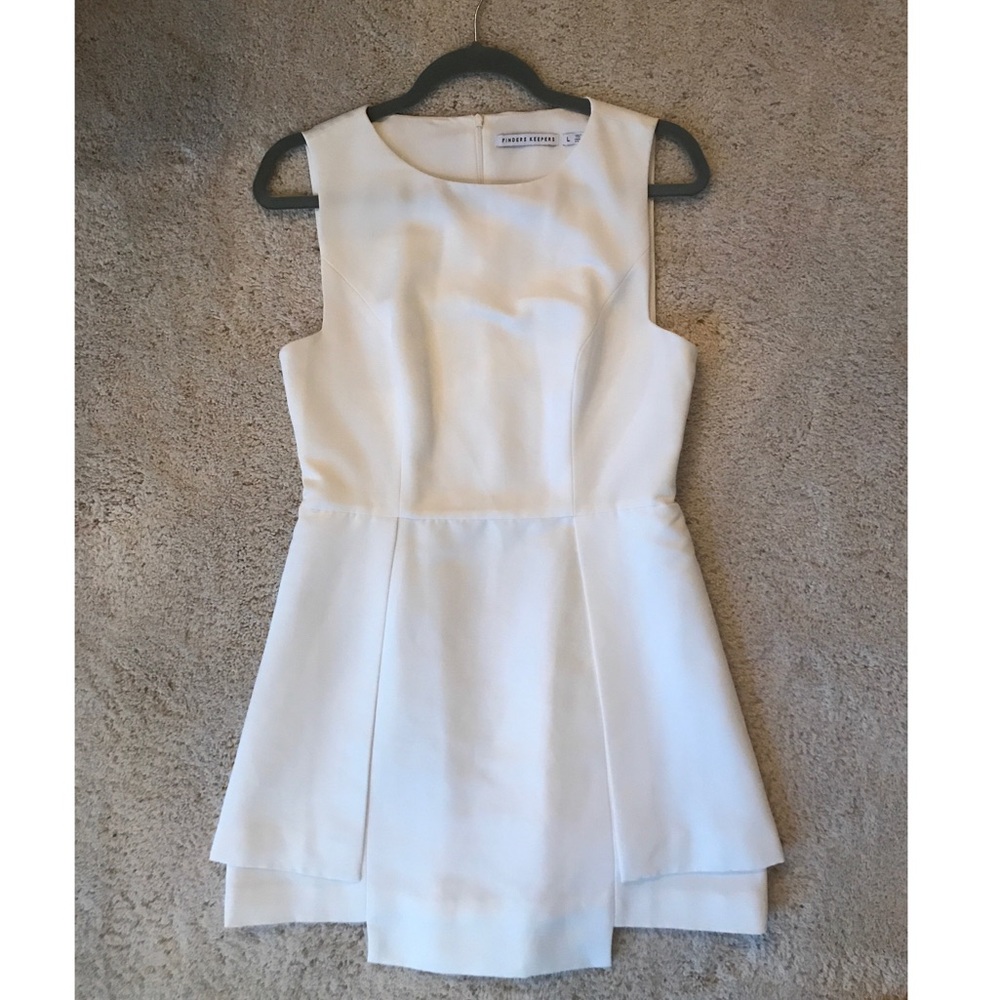 Finders Keepers White Frame Dress